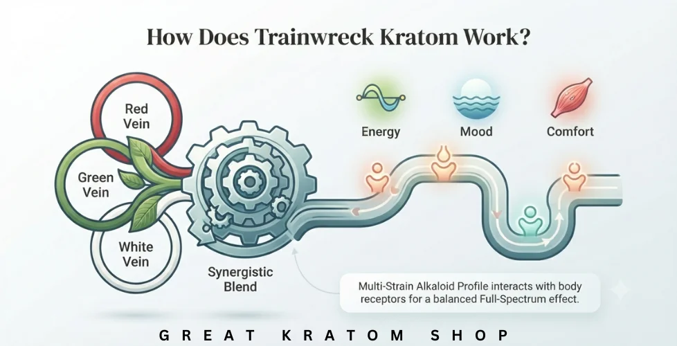 How Does Trainwreck Kratom Work