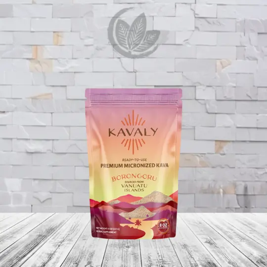 Kavaly Premium Borongoru Kava Powder-8oz Single Bag