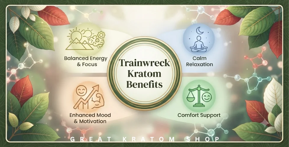 Trainwreck Kratom Benefits